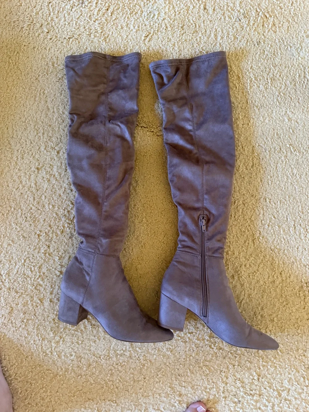 Steve Madden Brinkley Over-the-Knee Block Heel Boots size 7